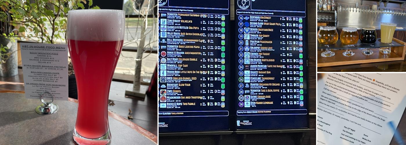 High Brau Taphouse Menu