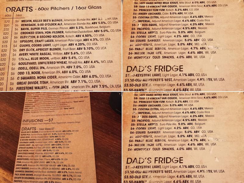 Canopy Menu
