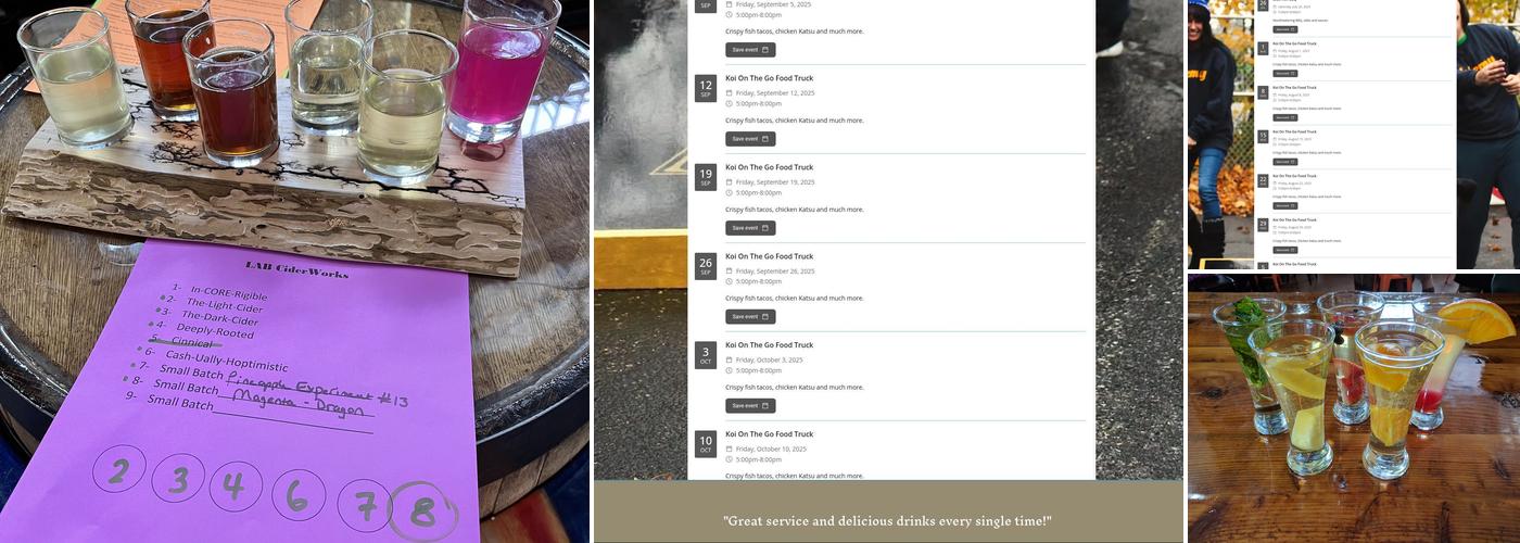 Liquid Alchemy Beverages Menu