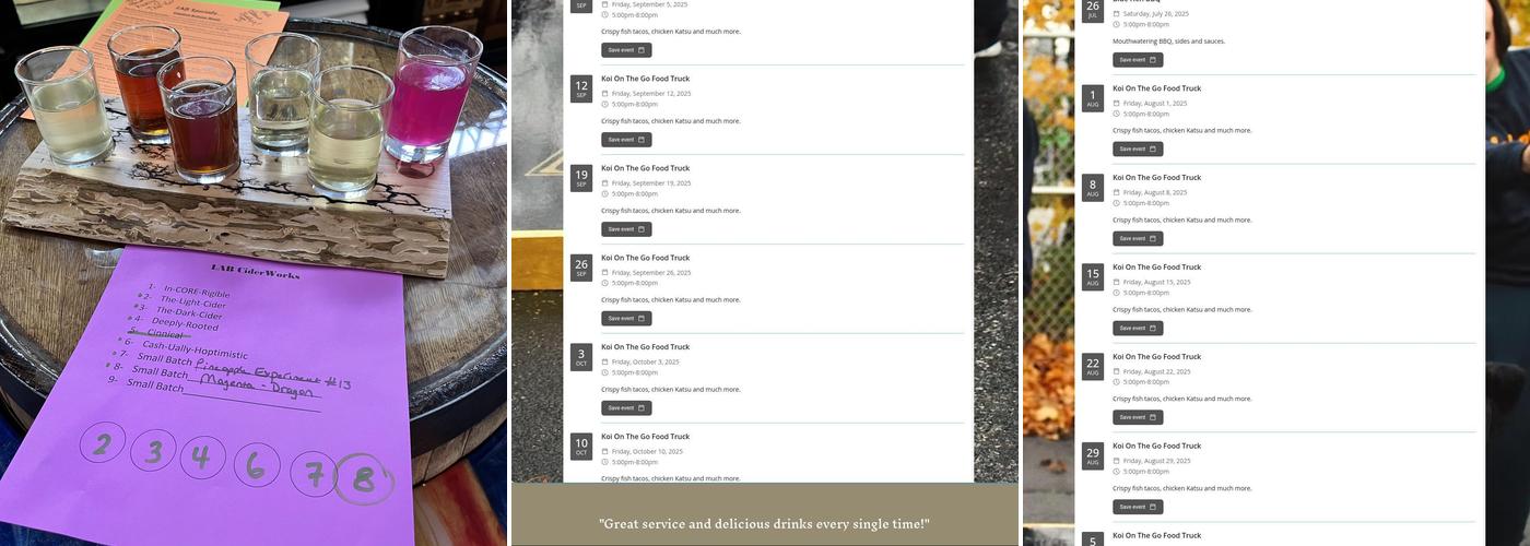 Liquid Alchemy Beverages Menu