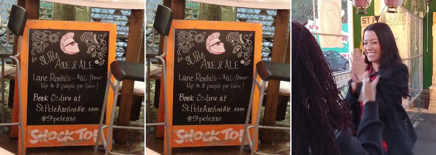 St Pete Axe & Ale at Ferg's Menu