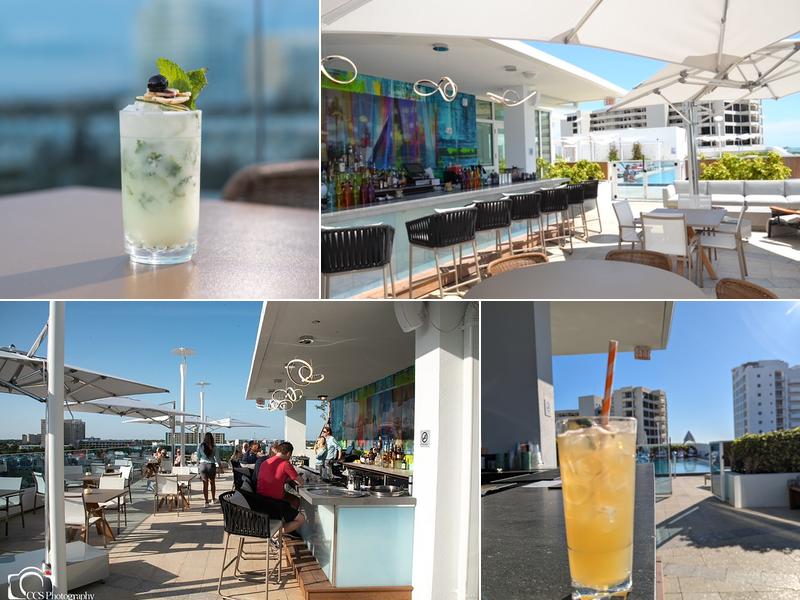 Perspective Rooftop Pool Bar