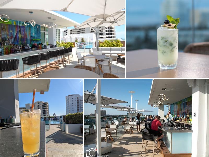 Perspective Rooftop Pool Bar