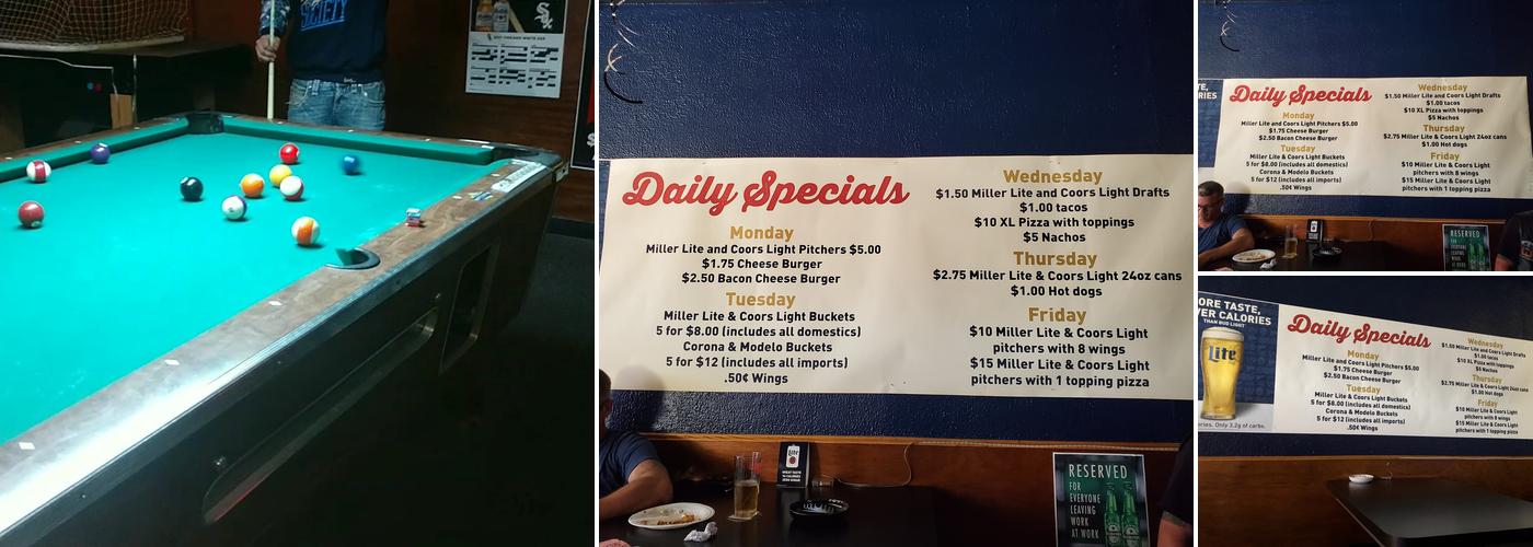 L F Nortons Menu