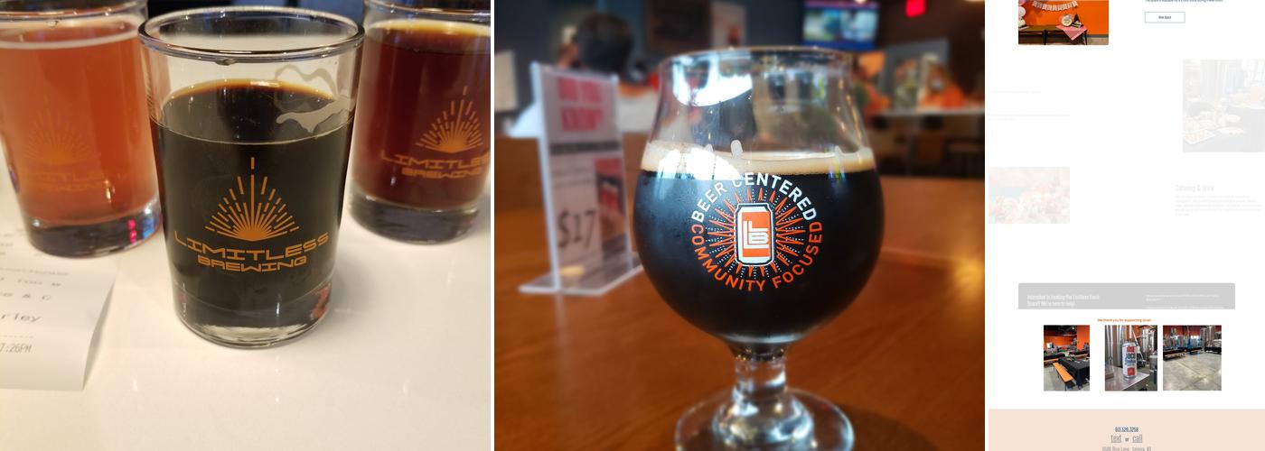 Limitless Brewing Menu