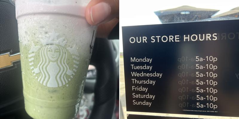 Starbucks Menu