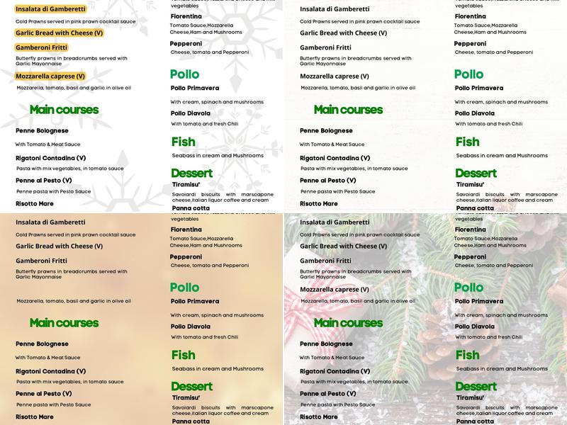 Ecclesfield Grill Menu