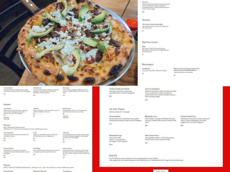 Flying Tiger Brewery and Pizza Bar Menu