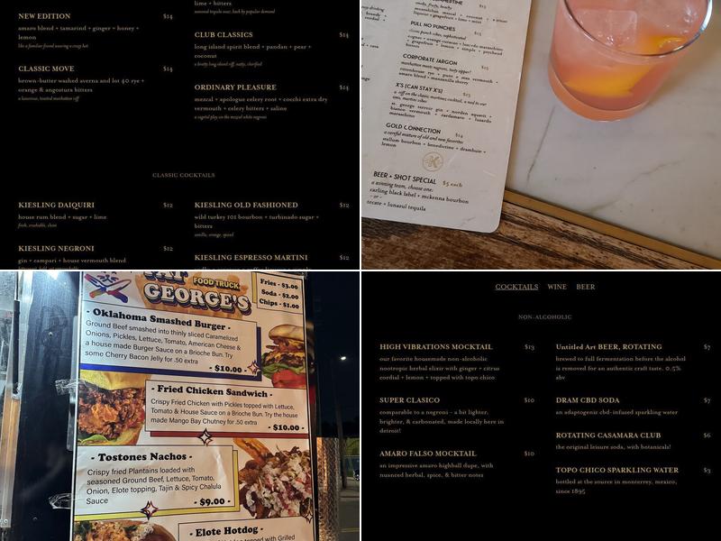 Kiesling Menu