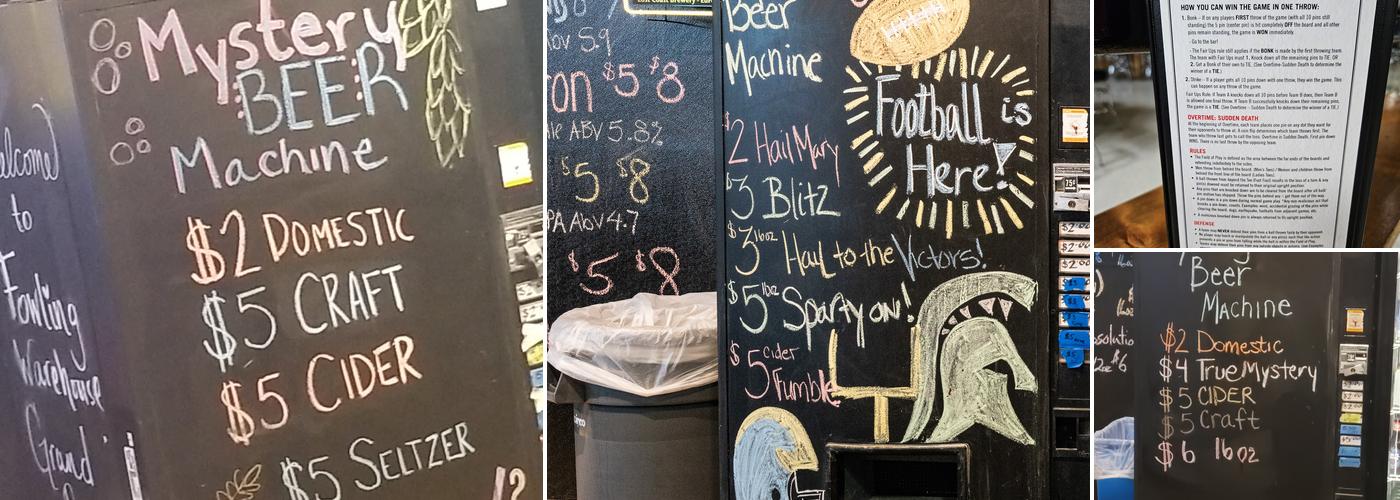 Fowling Warehouse Grand Rapids Menu