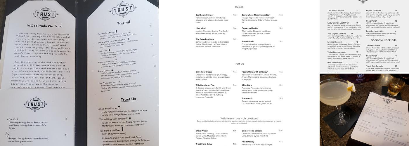 Trust Menu