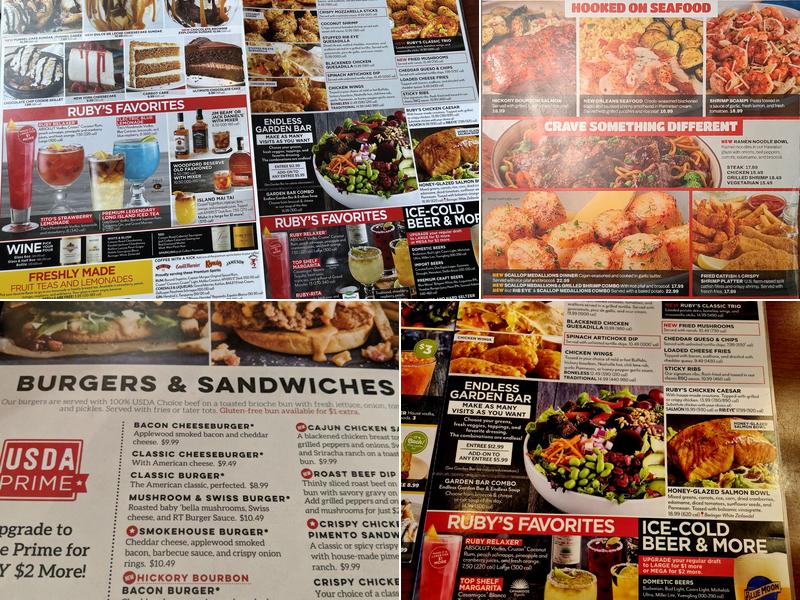 Ruby Tuesday Menu