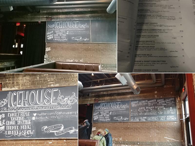Icehouse Menu