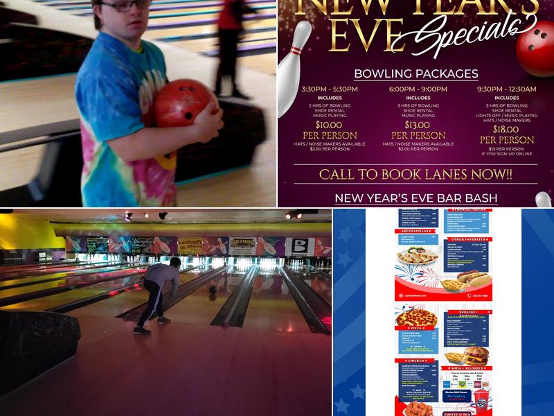 Uncle Sam Lanes Menu