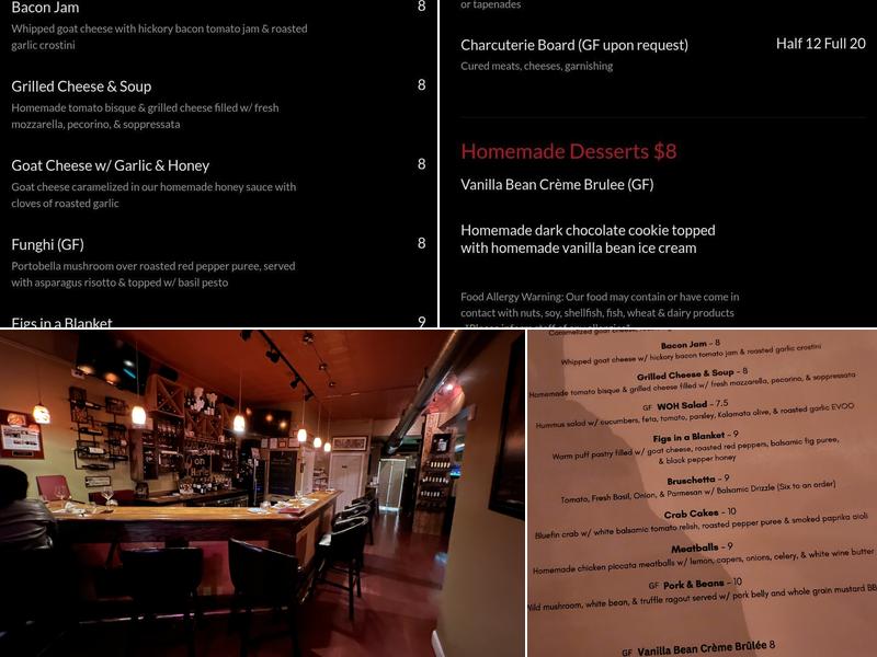 Wine On Hertel Menu