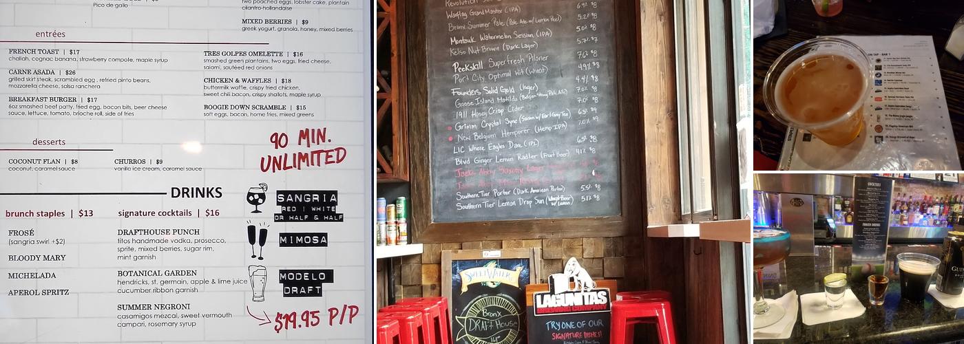 Bronx Draft House Menu