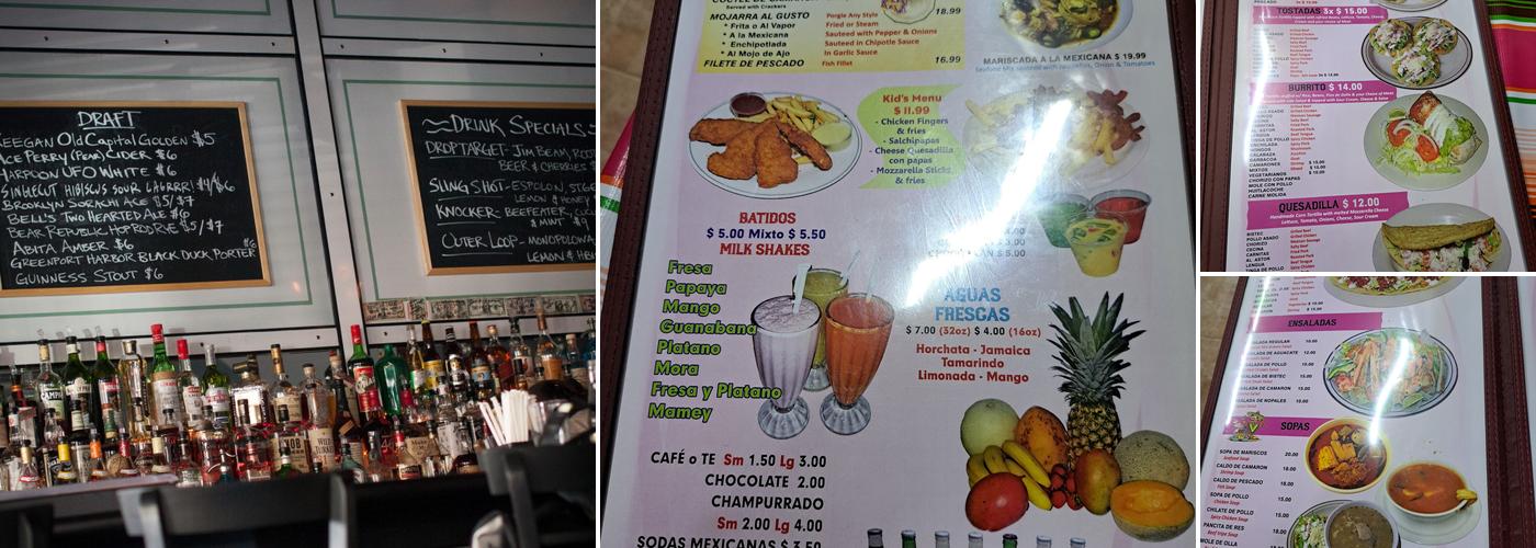 Milo's Yard Menu
