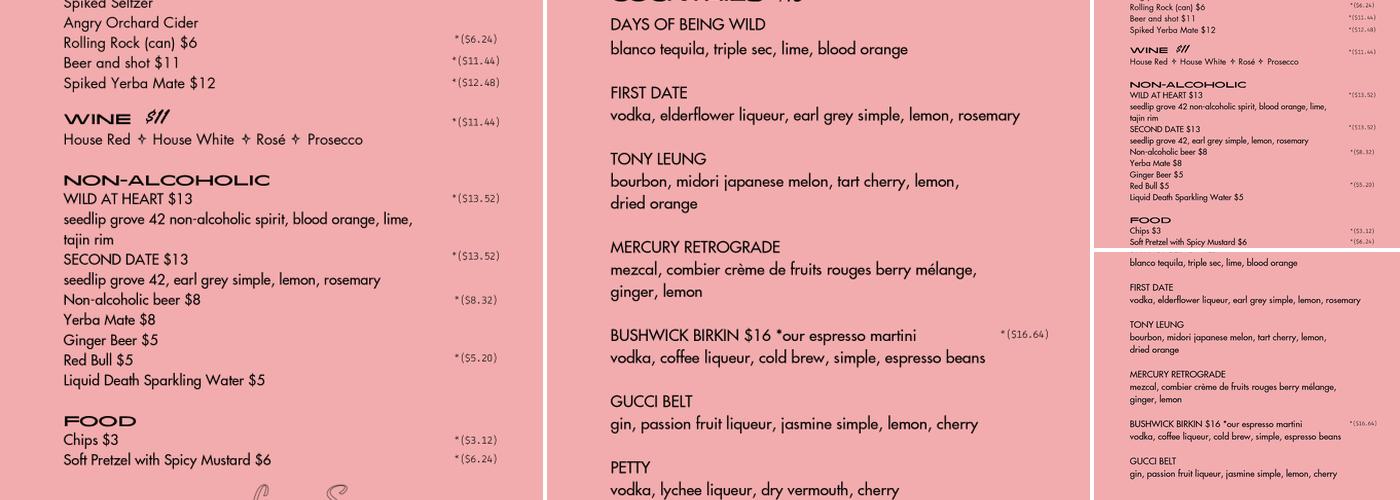 Mood Ring Menu