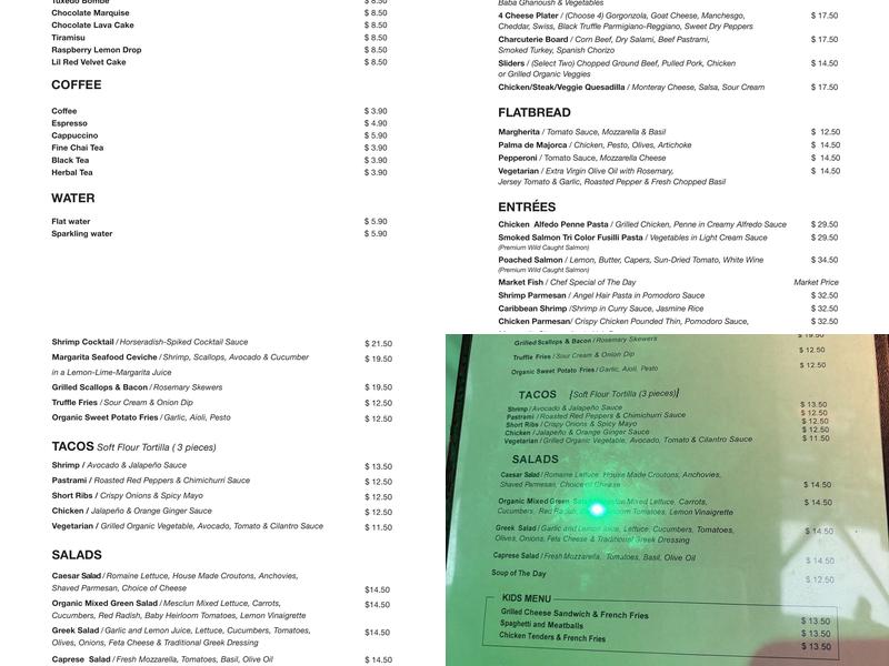 Dutch's Restaurant Menu