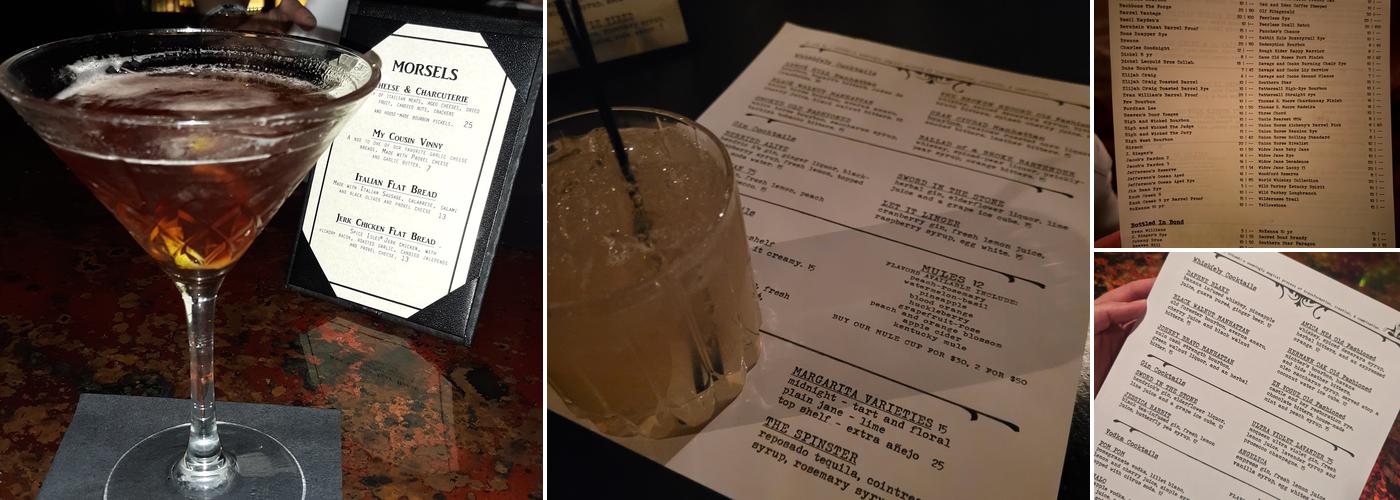 Alchemy Aqua Vitae Menu