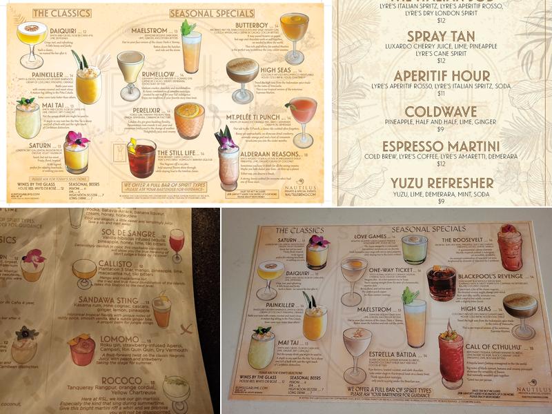 Rum Sugar Lime Menu