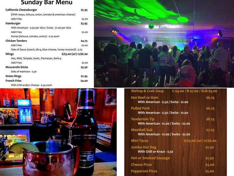 Dirty Ol' Tavern Menu