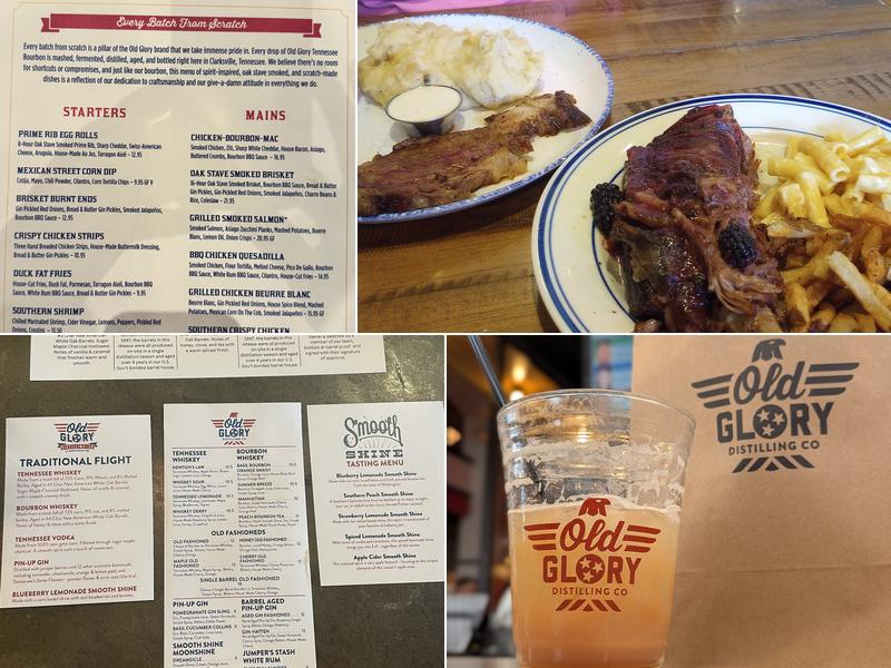 Old Glory Distilling Co. Menu