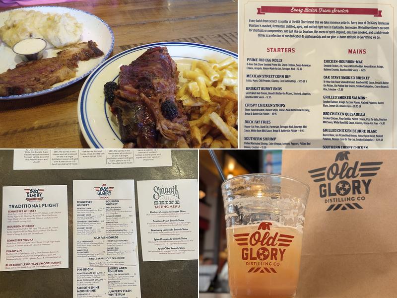 Old Glory Distilling Co. Menu