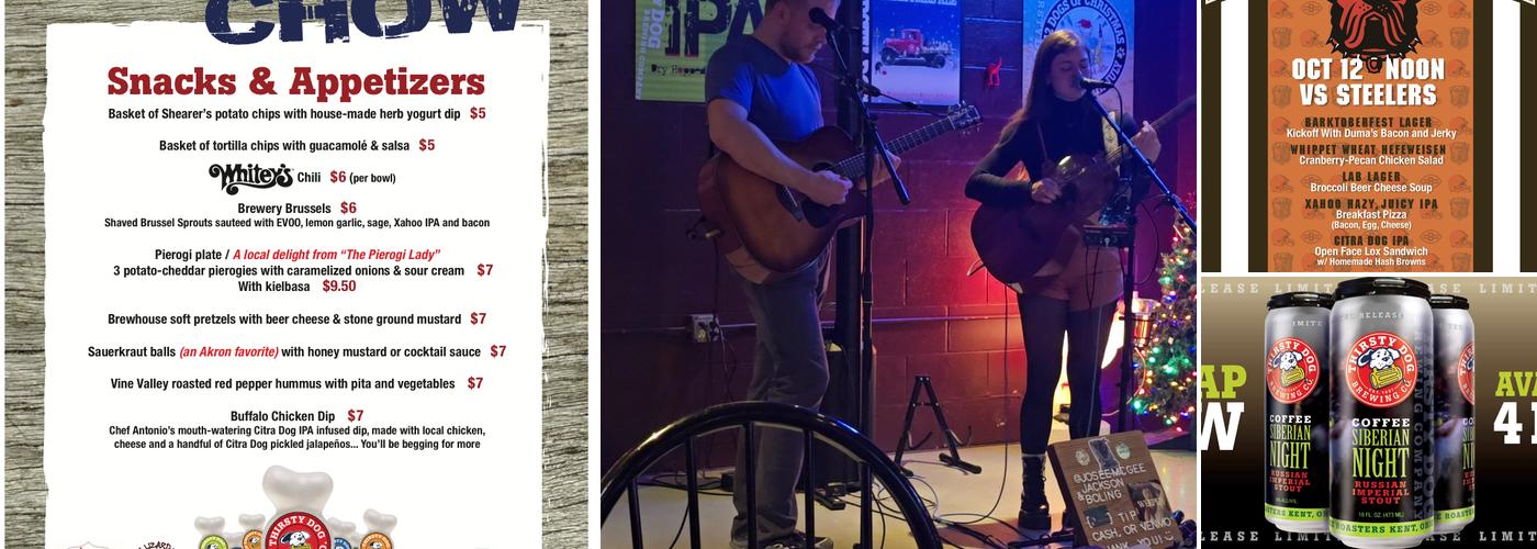 Thirsty Dog Brewing Co. Tap House Menu