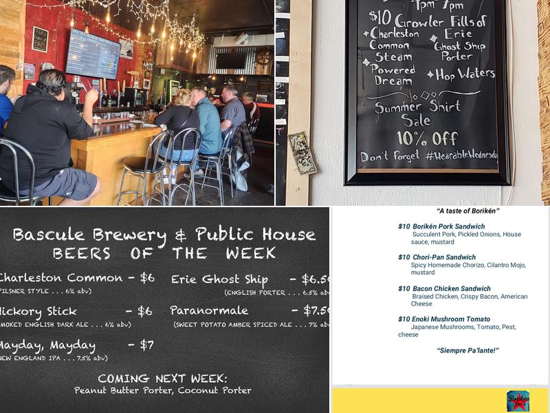 Bascule Brewery and Public House Menu