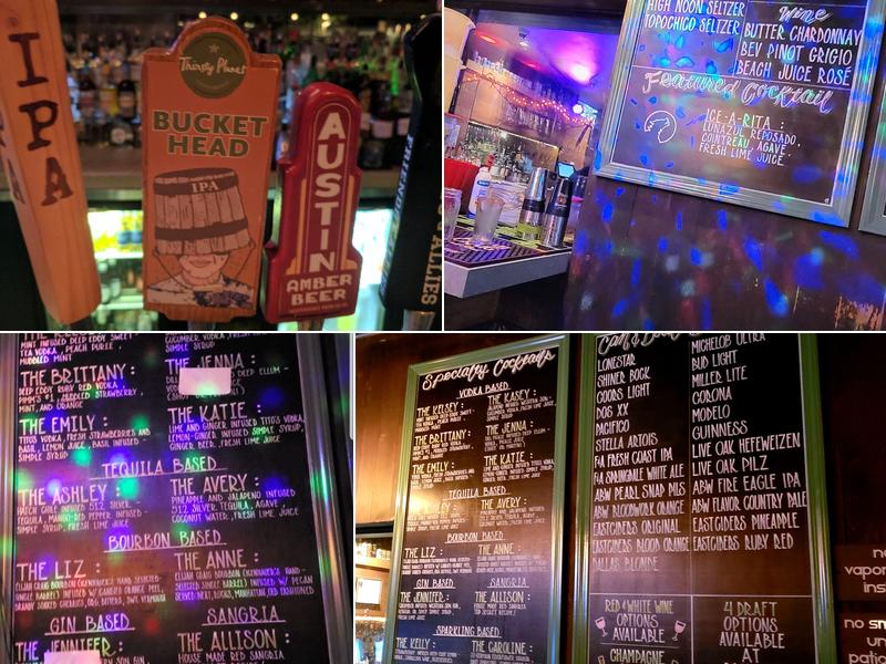 Icenhauer's Menu
