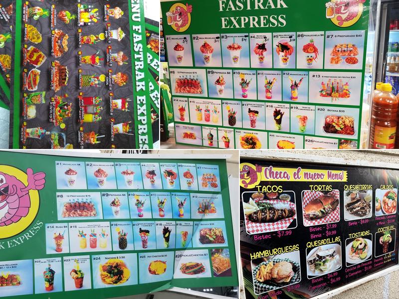 Fastrack Express Menu