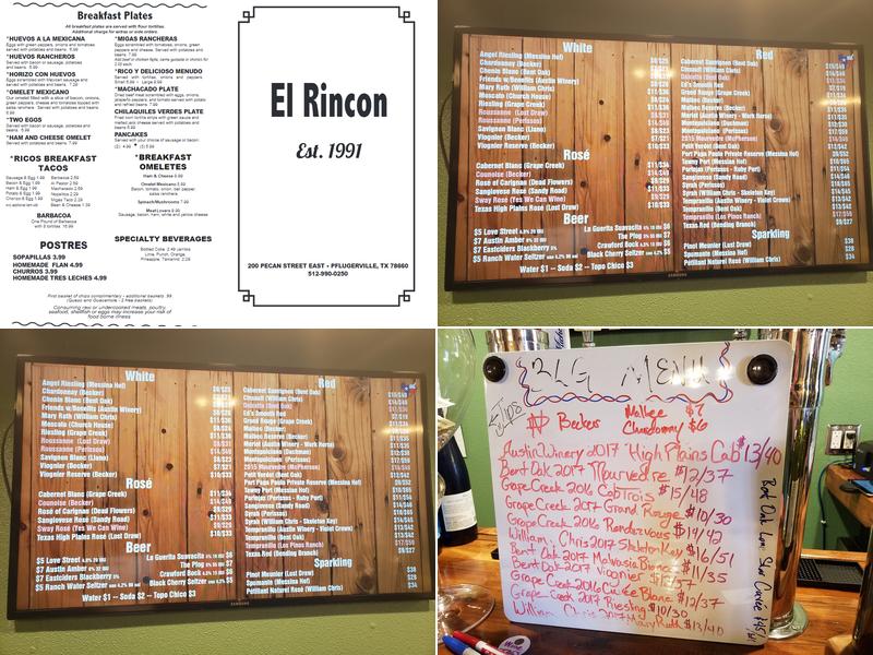 Three Legged Goat Menu