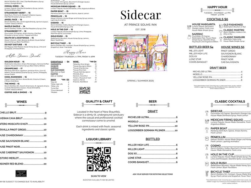 Sidecar Menu