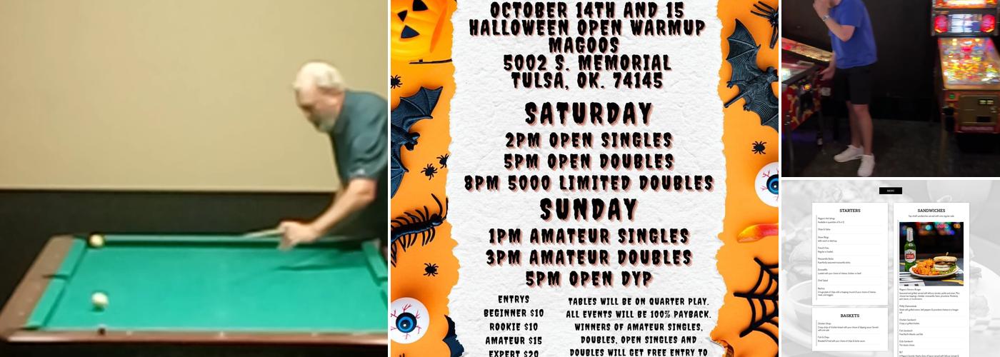 Magoos Sports Bar And Billiards Menu