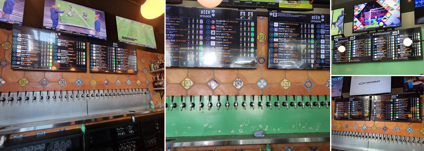 Beer O'Clock Menu