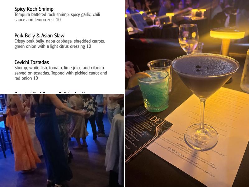 The Jake Speakeasy Lounge Menu