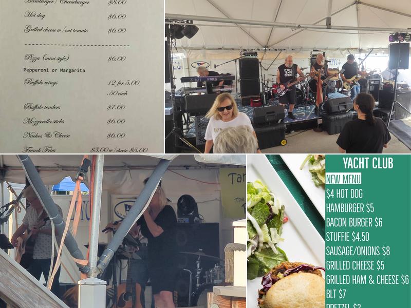 East Providence Yacht Club Menu