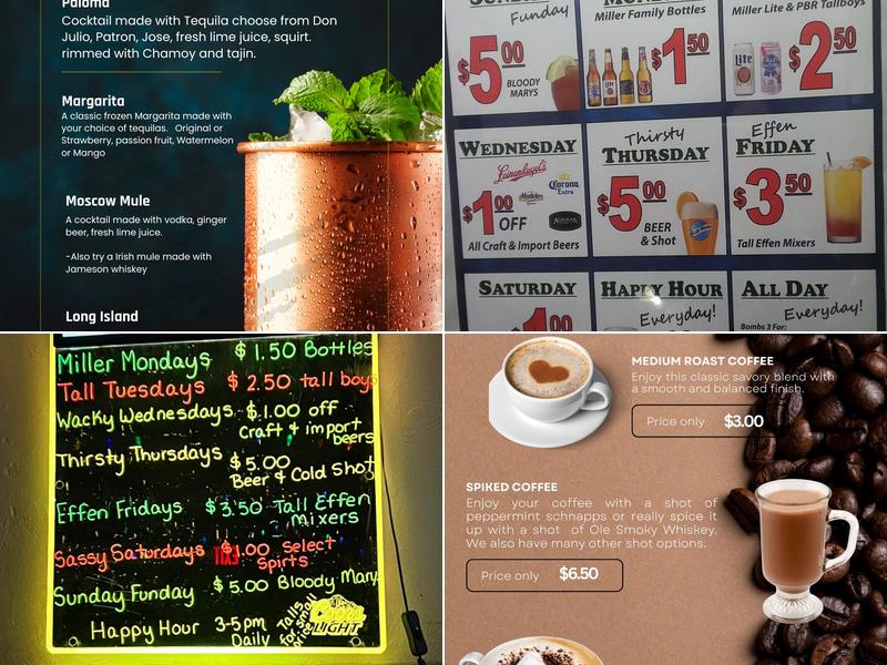 Paul's Pub Racine Menu