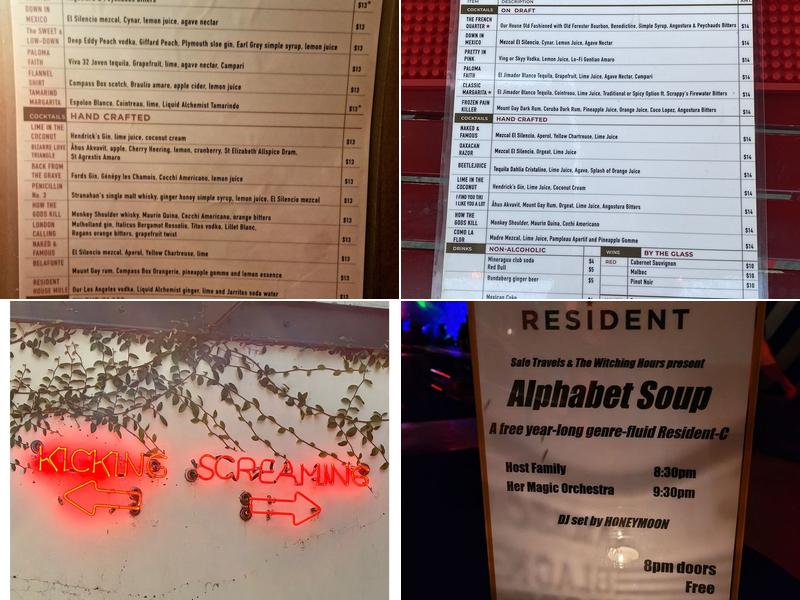 Resident Menu