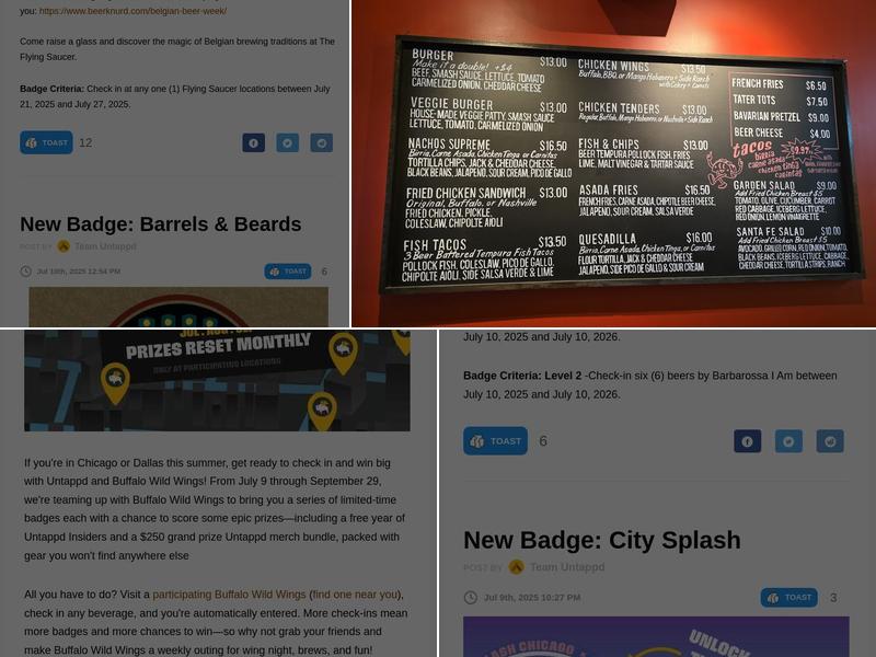 Arts District Brewing Company Menu