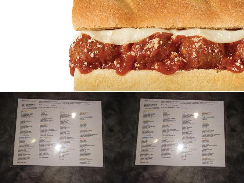 Subway Menu