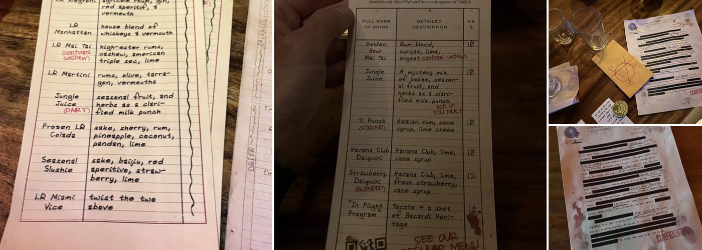 Last Rites Menu