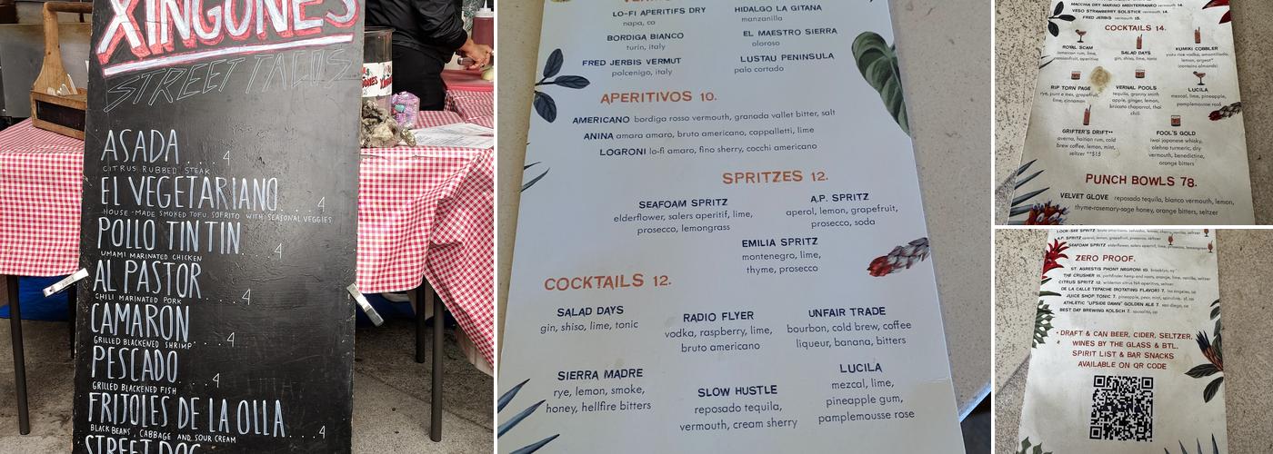 ANINA Menu