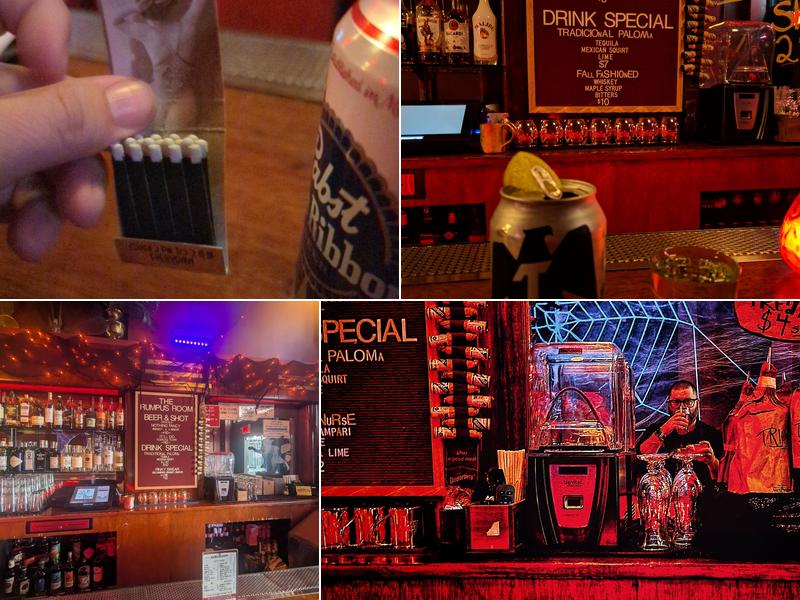 The Rumpus Room Menu