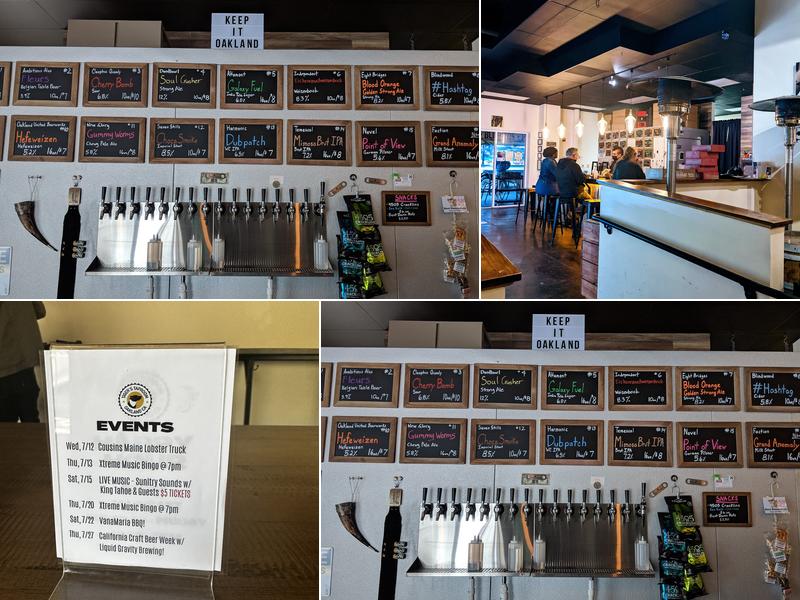 Tiger's Taproom Menu