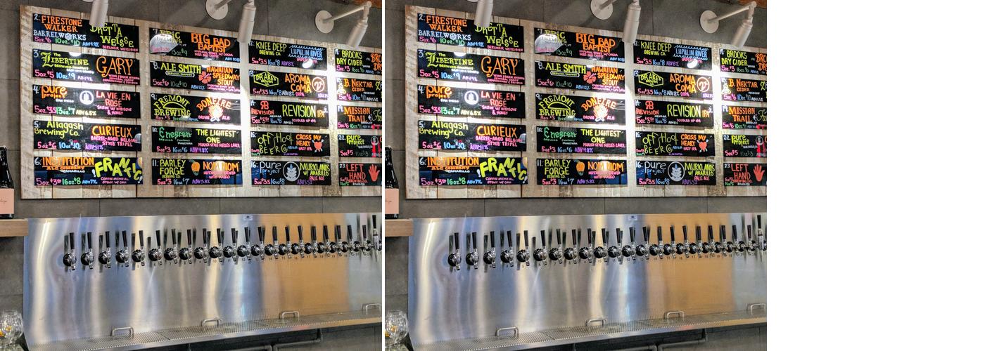 Bottle & Pint Menu