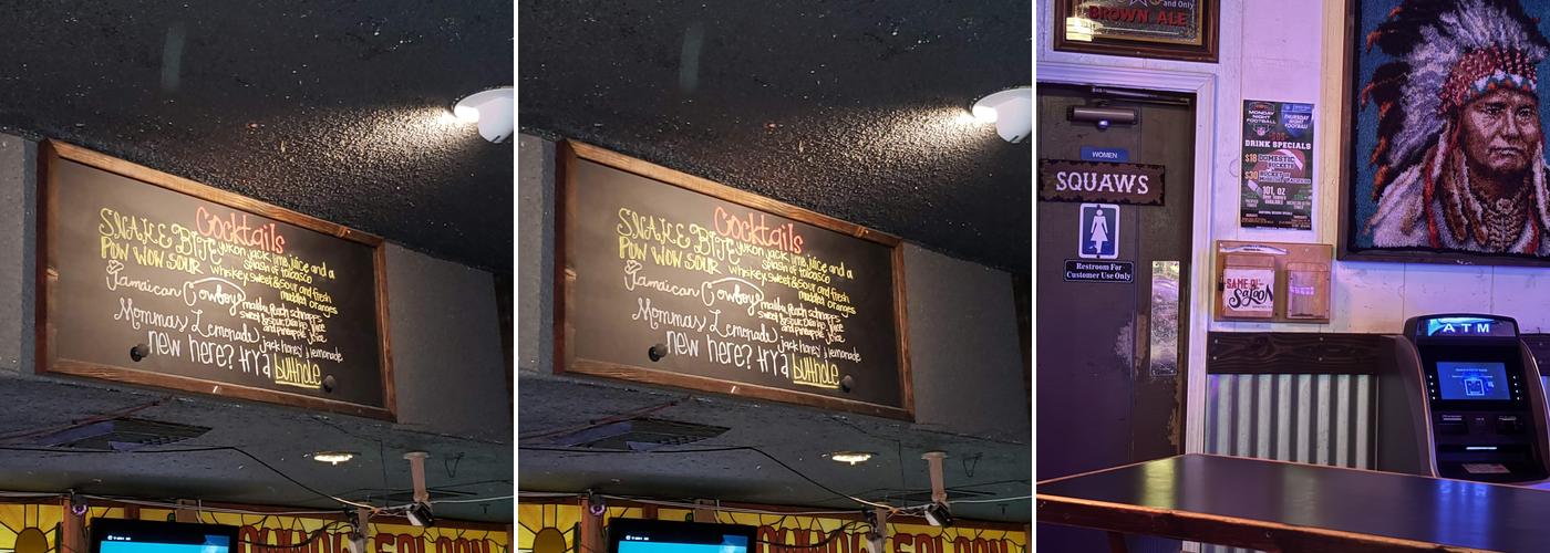 Same Ol' Saloon Menu