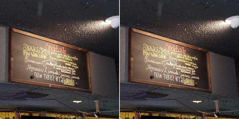 Same Ol' Saloon Menu