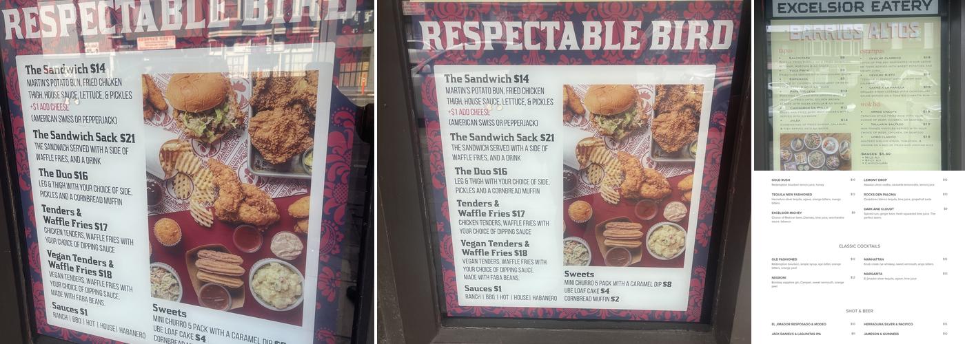 Rocks Den Menu